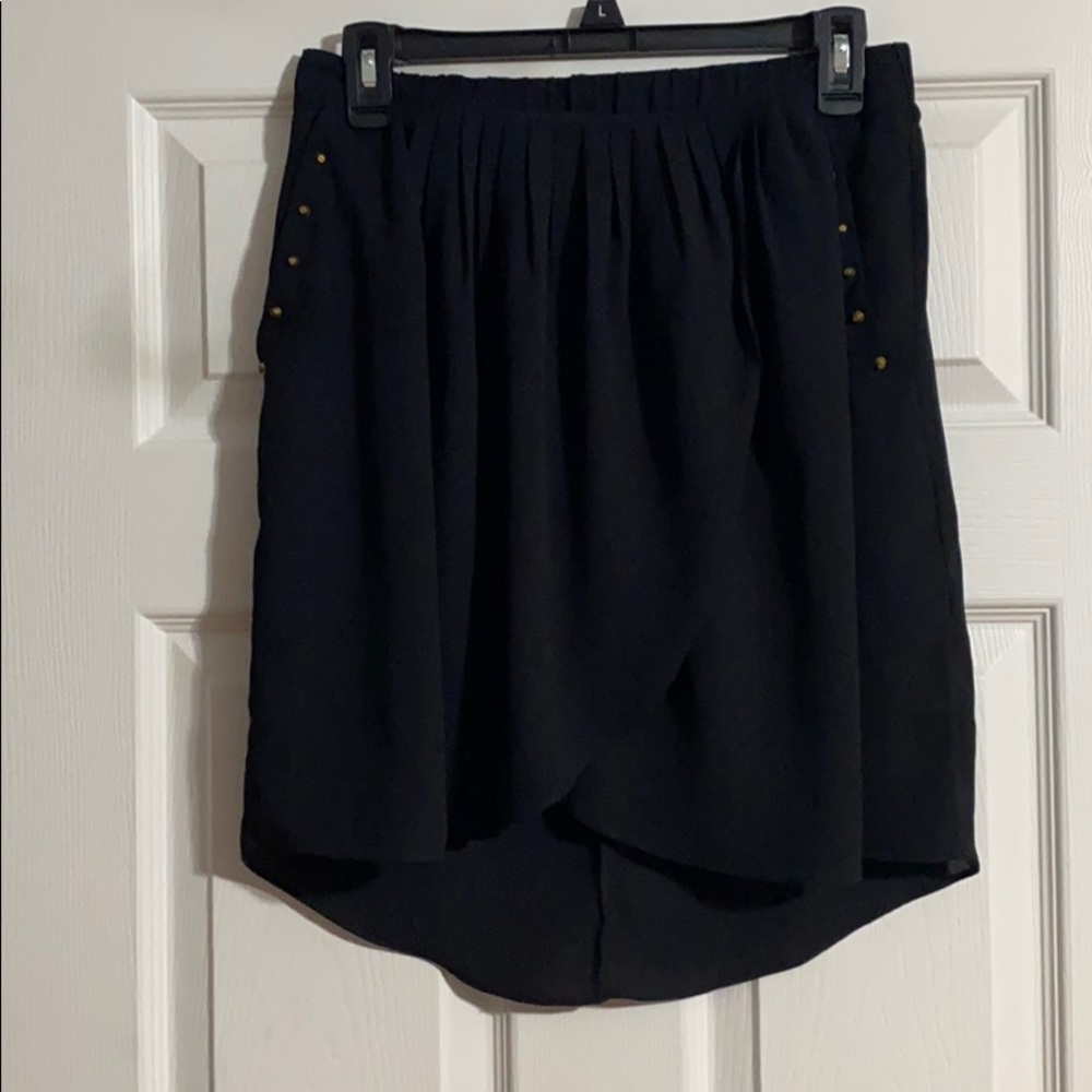 English Rose Skirt with Studded Gold